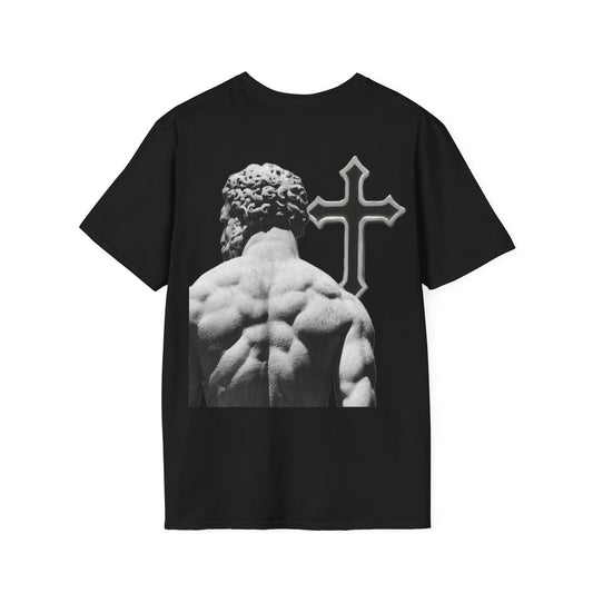 Greek Cross Statue - Unisex Soft style T-Shirt